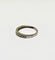 Bague 51 Bague demi-sertie en or gris 750 et diamants 58 Facettes