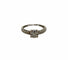 Bague 51 Bague solitaire en or gris 750 sertie de diamants illusion 58 Facettes