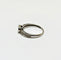 Bague 51 Bague solitaire en or gris 750 sertie de diamants illusion 58 Facettes