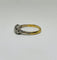 Bague 51.5 Bague en or jaune 750 sertie de 5 diamants 0,53 ct 58 Facettes