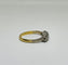 Bague 51.5 Bague en or jaune 750 sertie de 5 diamants 0,53 ct 58 Facettes