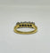 Bague 55 Bague en or jaune 750 sertie de 5 diamants 1,15 ct 58 Facettes