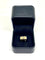 Bague 53 Bague Tank en or jaune et blanc avec diamant 0,07 ct 58 Facettes