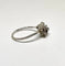 Bague 60 Bague rose en or blanc 750 sertie de diamants 58 Facettes