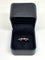 Bague 58 Bague tour complet en or gris 18K, diamants et rubis 58 Facettes