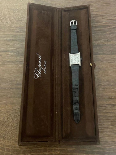 Montre Chopard Tank - Montre en or blanc 750/1000 58 Facettes