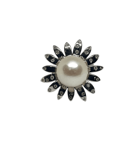 Bague 54 Mauboussin Au café des 2 amours - Bague en or blanc et diamants 58 Facettes