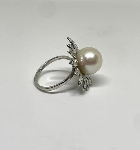 Bague 54 Mauboussin Au café des 2 amours - Bague en or blanc et diamants 58 Facettes