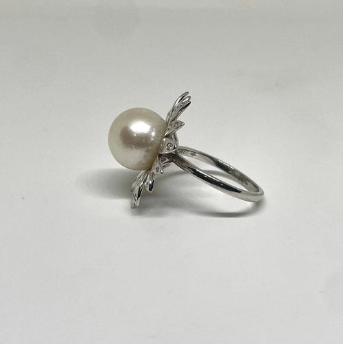 Bague 54 Mauboussin Au café des 2 amours - Bague en or blanc et diamants 58 Facettes