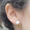 Boucles d'oreilles Boucles d’oreilles en or jaune et or blanc 18k 58 Facettes PE142