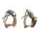 Boucles d'oreilles Boucles d’oreilles en or jaune et or blanc 18k 58 Facettes PE142