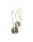 Boucles d'oreilles Boucles d’oreilles en or jaune 18 ct avec diamants bruts et diamants 58 Facettes