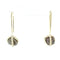 Boucles d'oreilles Boucles d’oreilles en or jaune 18 ct avec diamants bruts et diamants 58 Facettes