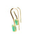 Boucles d'oreilles Boucles d'oreilles en or jaune avec émeraude et diamants 58 Facettes