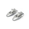 Boucles d'oreilles Boucles d'oreilles en or blanc 18 carats et diamants 0,20 ct 58 Facettes