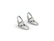 Boucles d'oreilles Boucles d'oreilles en or blanc 18 carats et diamants 0,20 ct 58 Facettes