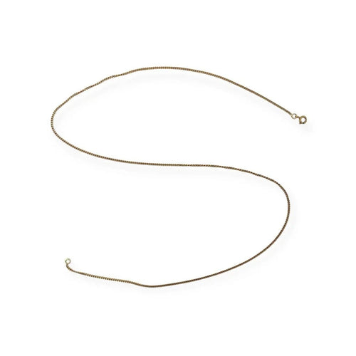 Collier Chaîne maille gourmette en or jaune 50 cm 58 Facettes 330089854