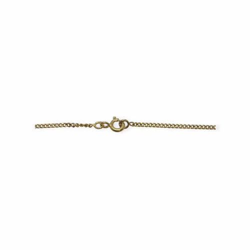 Collier Chaîne maille gourmette en or jaune 50 cm 58 Facettes 330089854