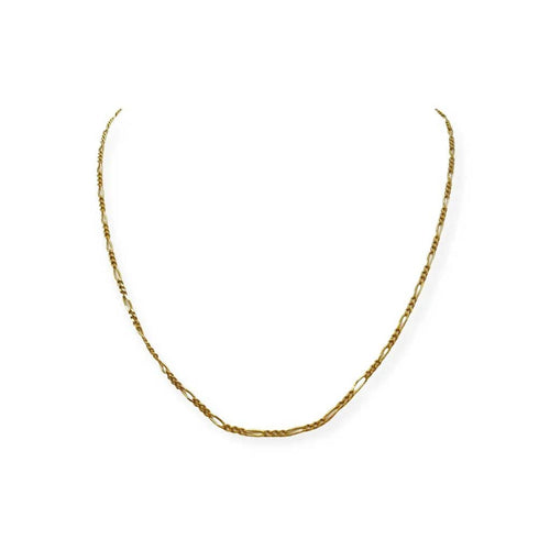 Collier Chaîne Figaro en or jaune 18k 58 Facettes 330089948
