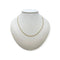 Collier Chaîne Figaro en or jaune 18k 58 Facettes 330089948