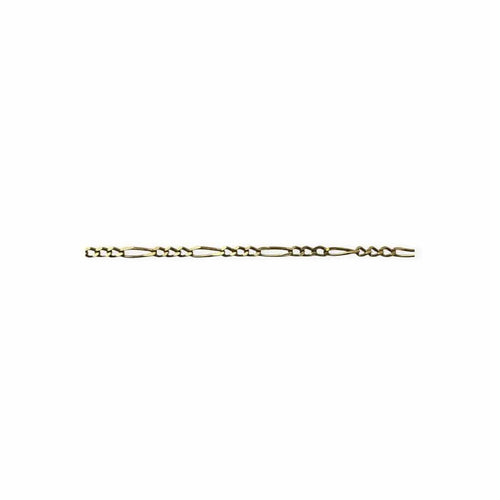 Collier Chaîne Figaro en or jaune 18k 58 Facettes 330089948