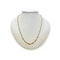 Collier Collier - Maille alternée travaillée en or jaune 18K 58 Facettes 330091924