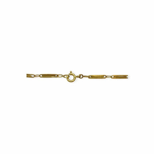 Collier Collier - Maille alternée travaillée en or jaune 18K 58 Facettes 330091924
