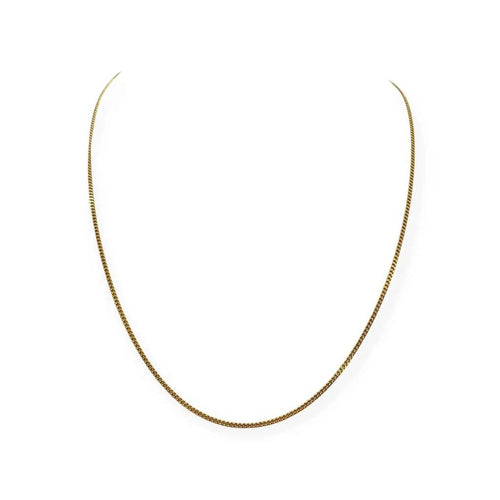 Collier Chaîne - Maille gourmette 48 cm en or jaune 14K 58 Facettes 330089596