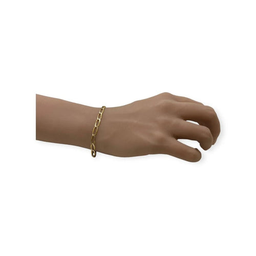 Bracelet Bracelet maille cheval en or blanc et or jaune 750 58 Facettes 330089754