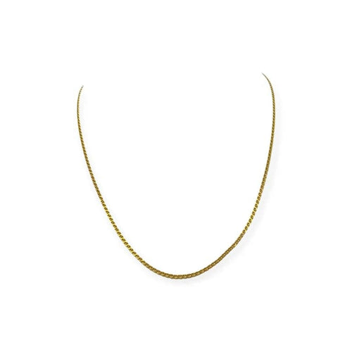 Collier Chaîne maille marine 46 cm en or jaune 750 58 Facettes 330092670