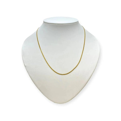 Collier Chaîne maille marine 46 cm en or jaune 750 58 Facettes 330092670