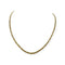 Collier Collier maille Figaro en or jaune 750 58 Facettes 330084162