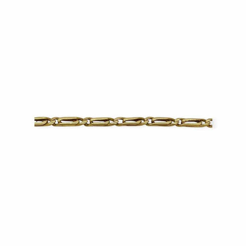 Collier Collier maille Figaro en or jaune 750 58 Facettes 330084162
