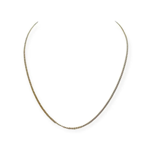 Collier Chaîne gourmette en or jaune 18K (59 cm) 58 Facettes 330086395
