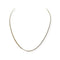 Collier Chaîne gourmette en or jaune 18K (59 cm) 58 Facettes 330086395