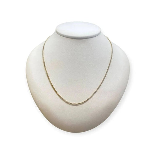 Collier Chaîne gourmette en or jaune 18K (59 cm) 58 Facettes 330086395