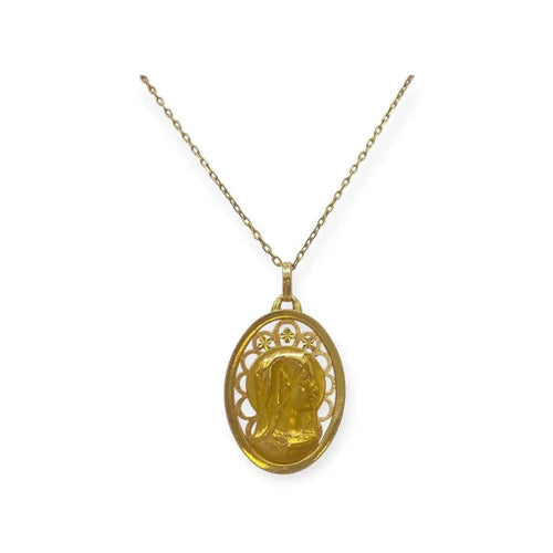 Pendentif Pendentif Vierge Marie en or jaune 58 Facettes 330087900