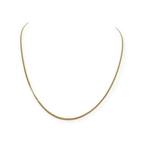 Collier Chaîne maille gourmette en or jaune 58 Facettes 330088373