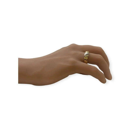 Bague 63 Bague deux ors en or blanc et or jaune avec diamant 58 Facettes 330088312