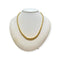 Collier Collier maille palmier en or jaune 750 58 Facettes 330088811
