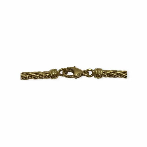 Collier Collier maille palmier en or jaune 750 58 Facettes 330088811