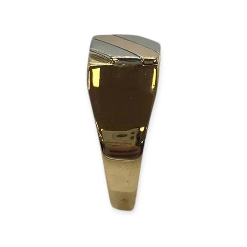 Bague 70 Chevalière - Bague trois ors 18K 58 Facettes 330086886