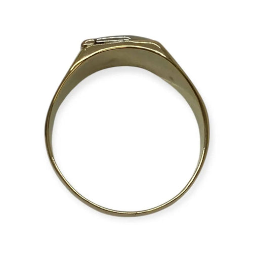Bague 70 Chevalière - Bague trois ors 18K 58 Facettes 330086886