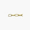 Bracelet Bracelet maille trombone en or jaune 18K 58 Facettes 149064432