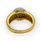 Bague 56 Bague boule pavée en or blanc et or jaune 18K avec diamants 58 Facettes 149063866