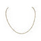 Collier Chaîne maille vénitienne 40 cm en or jaune 750 58 Facettes 149064869