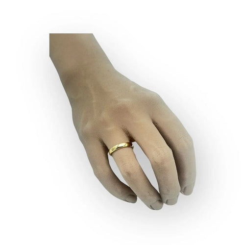 Bague 51 Alliance - Bague en or jaune 750 poli 58 Facettes 149065051