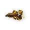 Broche Broche feuille vintage en or jaune 18k et diamant 58 Facettes 149063365
