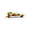 Broche Broche feuille vintage en or jaune 18k et diamant 58 Facettes 149063365