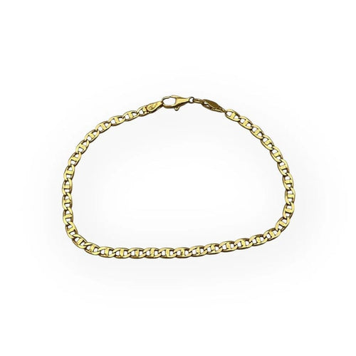 Bracelet Bracelet maille marine en or jaune 18K (750) 58 Facettes 149064868
